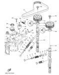 Распредвал  YAMAHA F80 / F90 / F100       6D8-12171-00-00