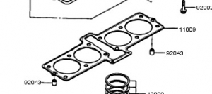 Прокладка под головку KAWASAKI 11009-1578 ― 1998-2024  NEXT