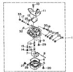 Жиклёр холостого хода ø42 YAMAHA F40-F50  62Y-14342-21-00