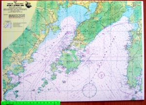 Карта Амурского и Уссурийского залива 30x42 см ― 1998-2024  NEXT
