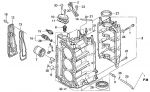 Фильтр масляный HONDA BF25 / BF30 /BF40 / BF50  15400-PFB-007