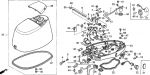 Уплотнение резиновое под поддон HONDA BF40 / BF50      40103-ZV5-000