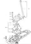 Крыльчатка охлаждения (импеллер)  SUZUKI DT65 / DT75 / DT85     17461-95302