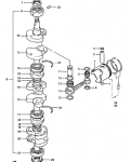 Палец шатунный SUZUKI   DT75, DT85.    12211-95503