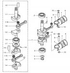 Подшипник коленвала 25x62x17 TOHATSU M9,9/M15/M18  9603-3-6305