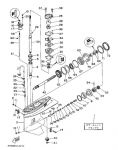 Yamaha кулачёк переключения передач YAMAHA 60F / 90A     6H1-44151-00