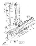 Уплотнительное кольцо обоймы гребного вала YAMAHA 100-140, F40-F130  (93210-86M39-00) 932-1086M-39-00