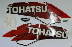 Комплет наклеек капота TOHATSU  M30A4          3P0Q87801-1 / 3P0-87801-1 ― 1998-2024  NEXT