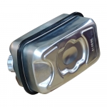 Бак топливный 10 литров для лодочных моторов (нержавеющая сталь)  ATG-10