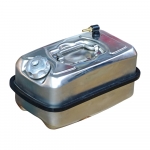 Бак топливный 10 литров для лодочных моторов (нержавеющая сталь)  ATG-10