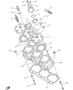 Прокладка под головку Yamaha Mountan Max 700    8CH-11181-01-00 ― 1998-2024  NEXT