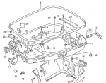 Втулка ручки капота SUZUKI DT100 - DT225  (09307-1300Z-000)  09307-13002-000