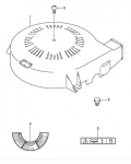 Крышка маховика SUZUKI DF90 / DF115 / DF140     11510-90J00