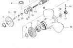 Шестерня заднего хода Tohatsu M25 / M30  346-64030-0