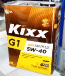 Масло моторное KIXX G1 5W40 SN PLUS 4L